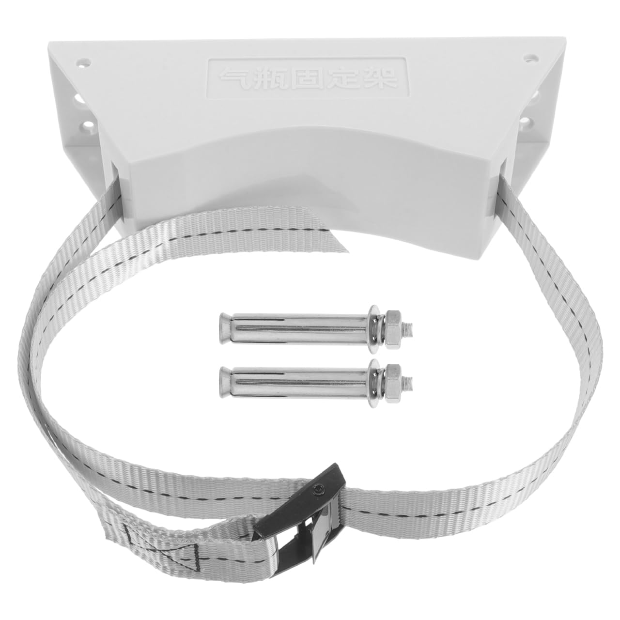 Support de bouteille de gaz mural plastique pour fixation stable en laboratoire