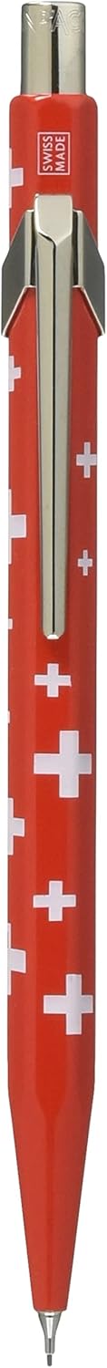 Caran dash Mechanical Pencil 849 0844-253 0.5 Swiss Flag 0.5mm Genuine Import