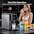 Antarctic Star Nugget Ice Maker Countertop, 33 Lbs/24H, Automatic Ice Dispenser, Self-Cleaning Portable Ice Machine, 1.8L Water Tank, Touch Screen & Auto Ice Drop, for Home/Office/Kitchen