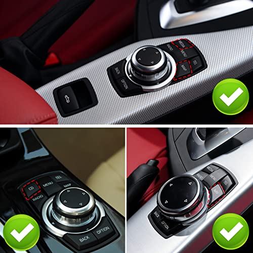 Bouton de commande iDrive Jaroxn haute finition pour molette multimédia de BMW F15 - 2