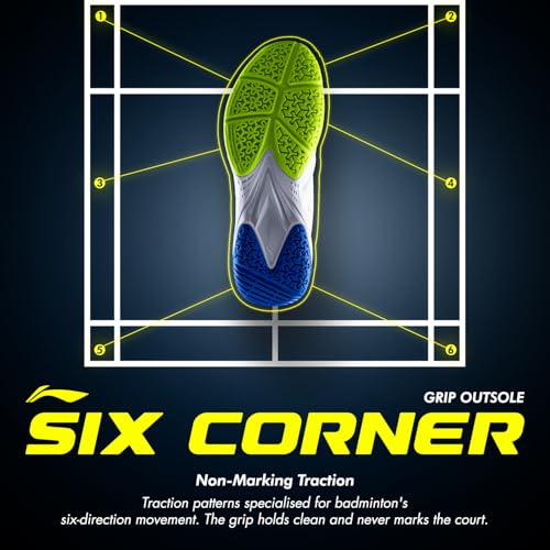 Image of Li-Ning All Round Non Marking Badminton Shoes | All Indoor Sports | Lightweight, Breathable, Grippy & Durable | High Rebound Cushioning | Stable Heel Support