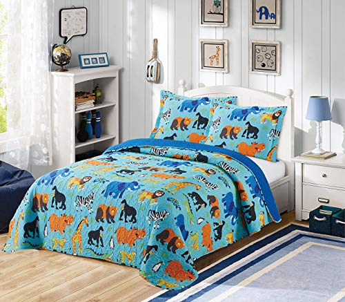 Golden Bedding Full Size Kids Bedspread Quilts Throw Blanket for Teens Boys Bed