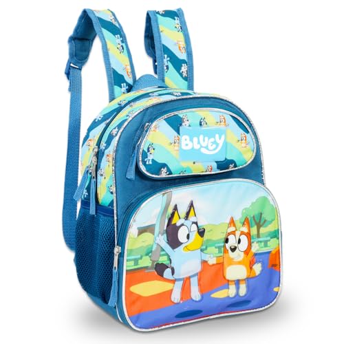Bluey Mini Backpack for Kids - Bundle with 12" Small Bag for Girls Plus Water Bottle, Stickers, More | Bluey Backpack Purse School Supplies2