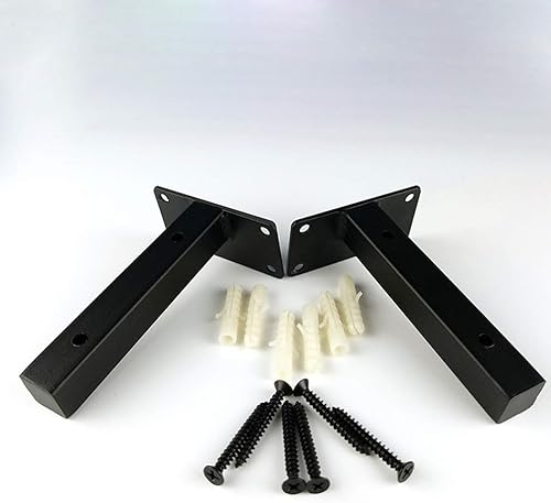 Miniatura 6 de Soporte de estante flotante oculto para montaje en pared, soportes ocultos para estanterías de hierro, muebles, cocina, oficina, estanterías,