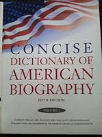 Concise Dictionary of American Biography 0684805480 Book Cover