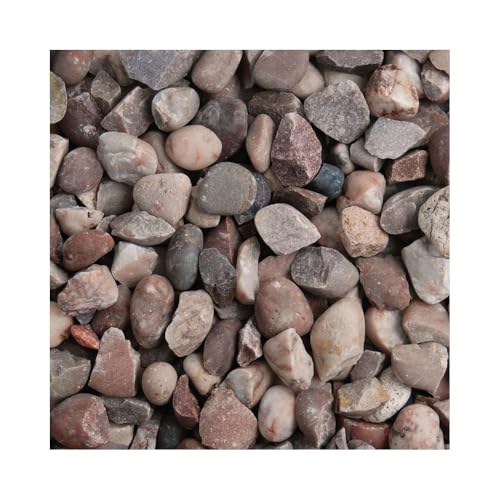 Staffordshire Pink Decorative Aggregates Slate Pebble Chippings Garden Gravel 20mm 20 Kg