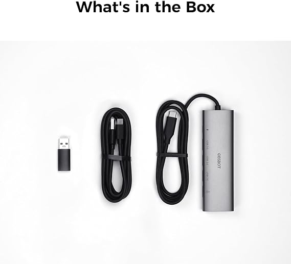 OBSBOT 3-in-1 USB 3.0 Hub Ultra-high Speed USB 3.0 Transfer 5Gbps | Support to Connect up to 3 Tiny 2 Webcam Series Devices, Superior Heat Resistance and Durability
