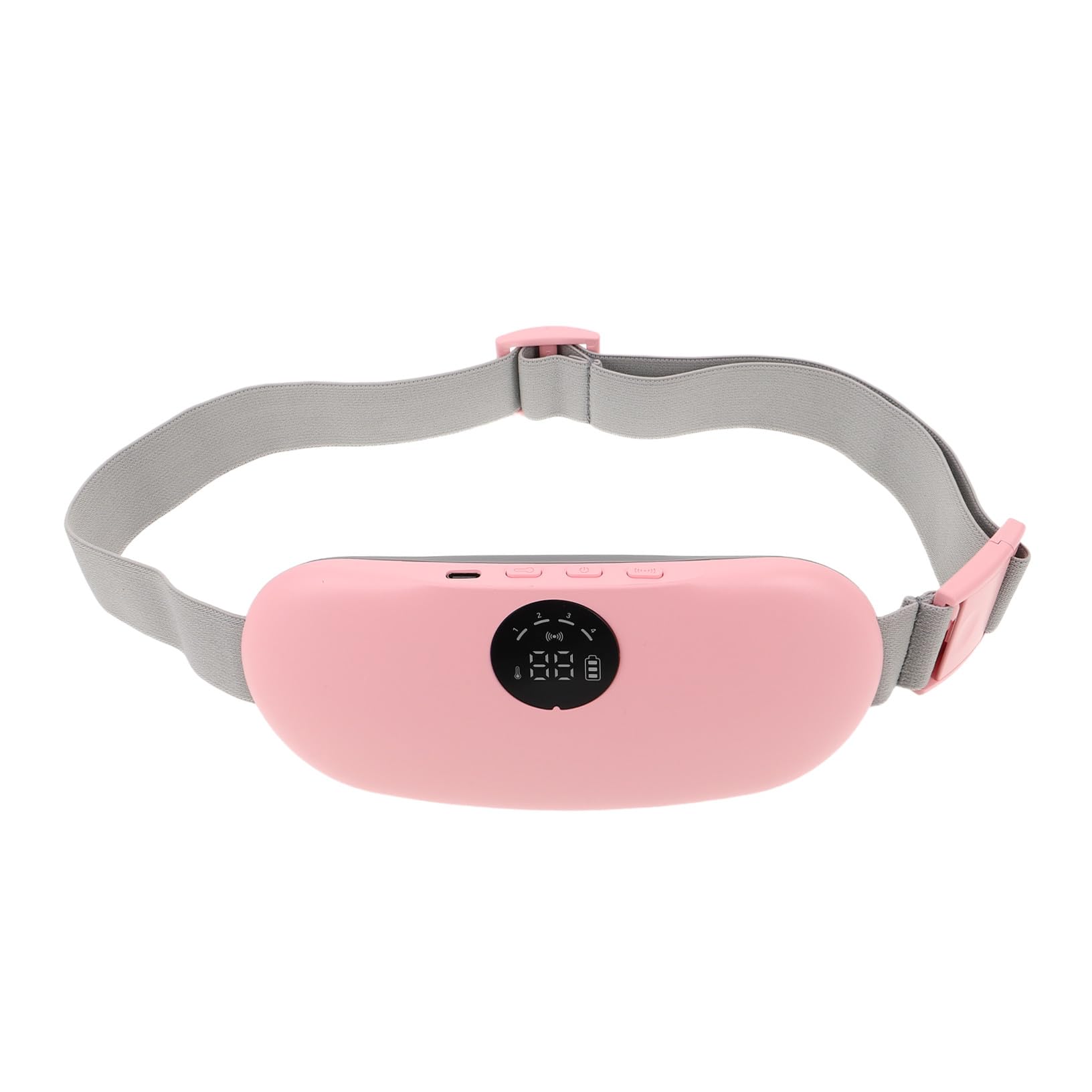 KOMBIUDA Cinta Térmica Abdominal Almohadilla Térmica Para El Estómago Para El Estómago Cinturón De Masaje Vibratorio Menstrual Para Mujeres Cinturón Calentador