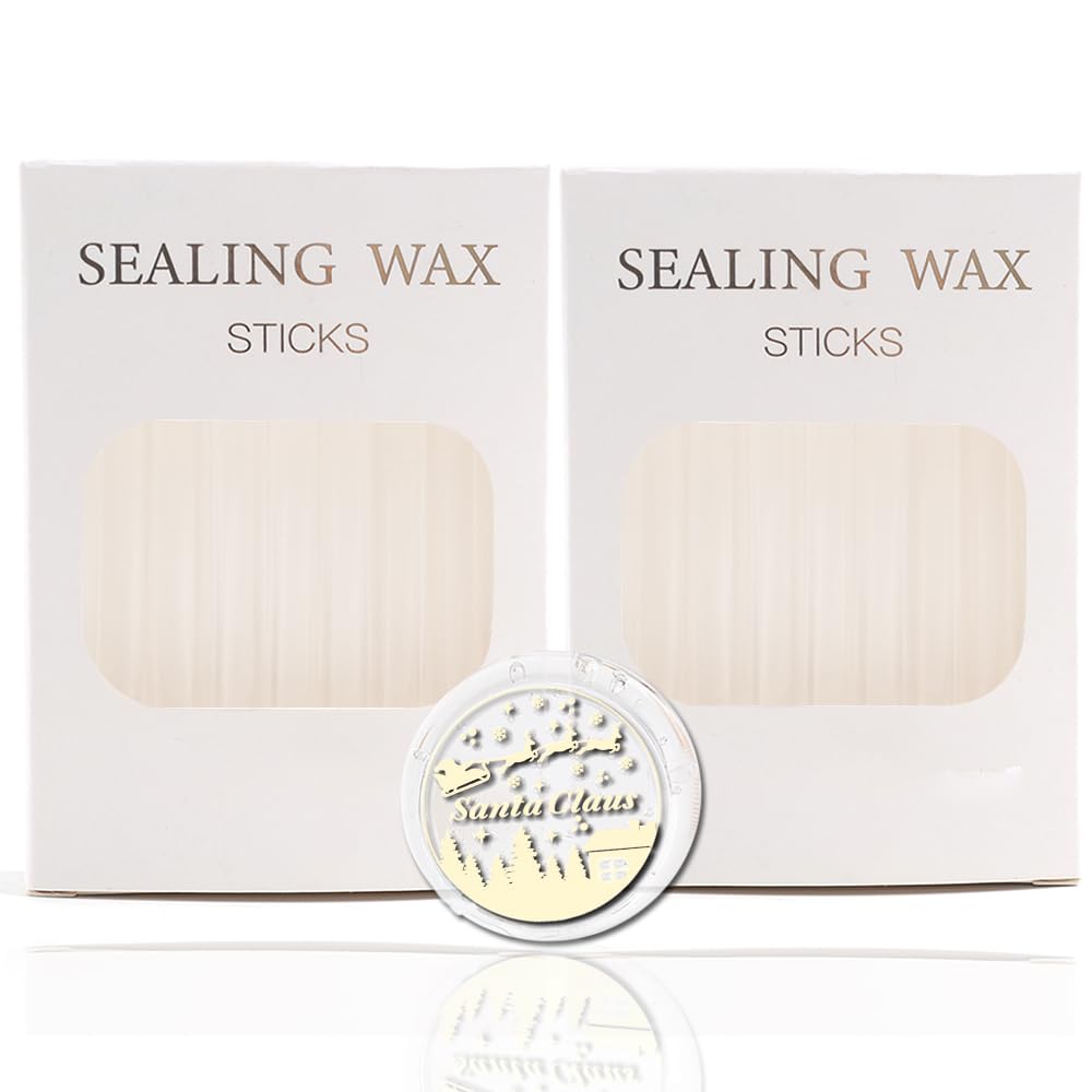 YOLAKIS Lot de 40 mini bâtons de cire à cacheter transparents pour cachet de cire, parfaits pour mariage, cartes de Noël, enveloppes, escargot, courrier (couleur transparente)
