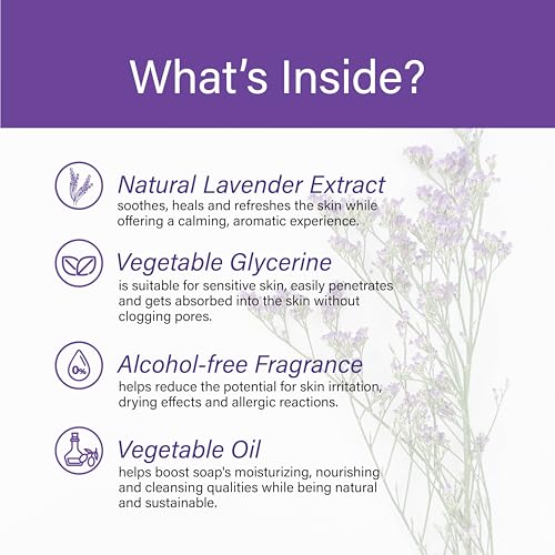 Image of Raissa Bath Soap, 125g (Pack of 6) Nawabi Gulaab, Lavender Love and Mysore Mallige | Alcohol-Free Fragrance | No Harsh Chemicals -Jasmine, Rose and Lavender Fragrances