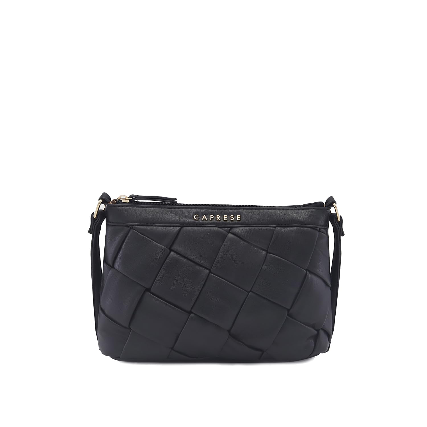 Caprese Merlin Sling Bag, Black-Medium | Stylish Handbag for Women | Adjustable Strap & Spacious Interiors | Perfect Ladies Purse for Carrying Everyday Essentials & Travel (B0DDCPQN5F) Amazon Price History, Amazon Price Tracker