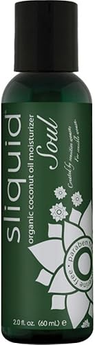 Sliquid Lubricants Soul - Hidratante íntimo a base de aceite de coco, 2 onzas líquidas