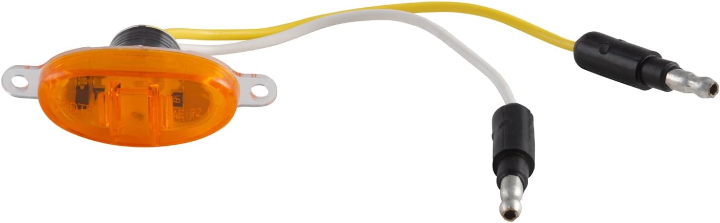 Grote 45283 MicroNova LED Clearance Marker Light with Surface Mount - Amber