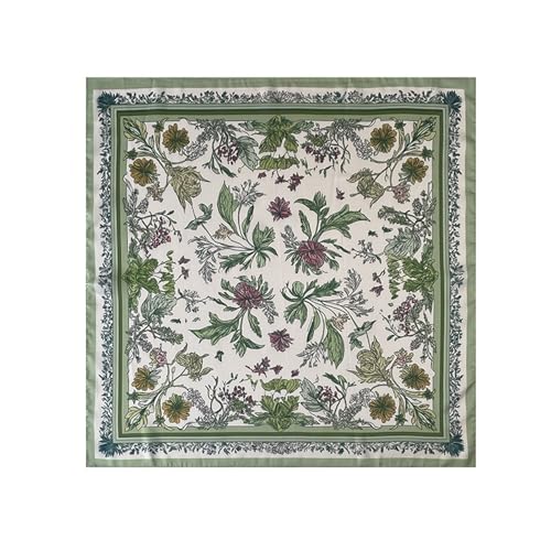 Écharpe carrée anti-froissement imitation soie | Foulard cheveux cheveux doux