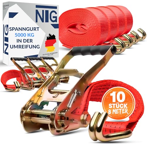 Ntg LSSR.GURT5TOX10 Spanngurt-Set 10 Stück