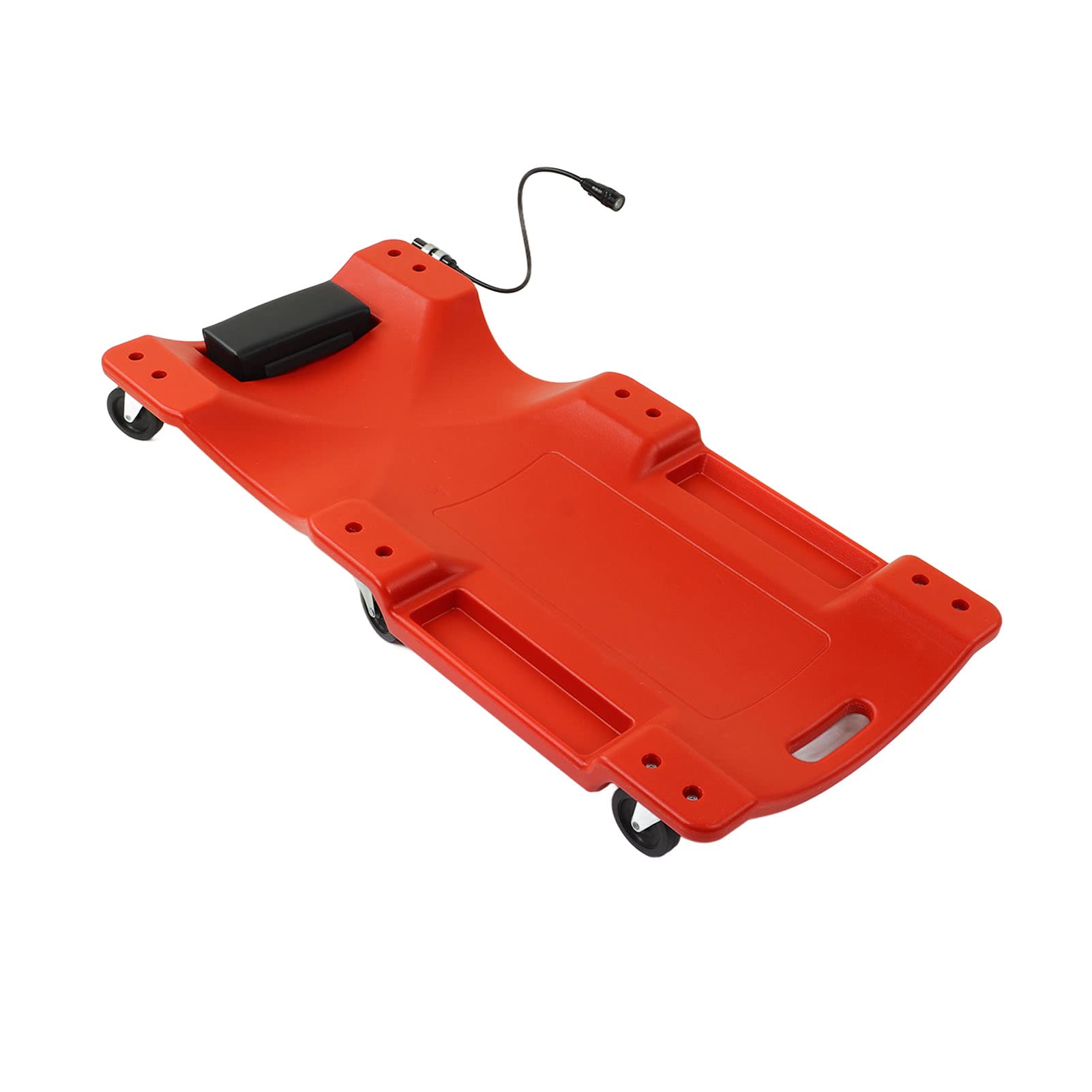 Autoreparaturbrett mit LED-Licht, geringe Tragkraft, Kapazität von 200 kg, 360-Grad-Räder für einfaches Manövrieren
