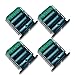 Lot de 4 Attaches de tablier rigide Clicksur H875F pour volet roulant - Fixation de volets roulants - Verrou automatique 3 maillons - Attache tablier de sécurité anti-effraction clipsable