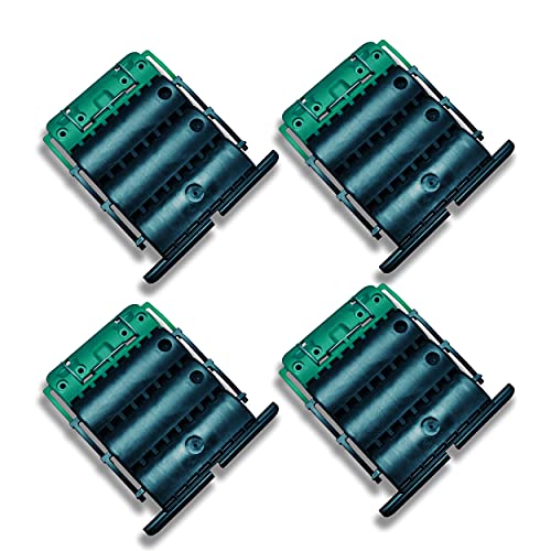 Lot de 4 Attaches de tablier rigide Clicksur H875F pour volet roulant - Fixation de volets roulants - Verrou automatique 3 maillons - Attache tablier de sécurité anti-effraction clipsable