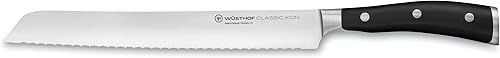 Wüsthof Classic IKON - Cuchillo de pan doble dentado de 9 pulgadas
