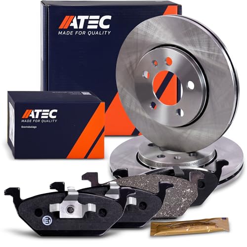 Kit de freinage essieu avant disque de frein ventilé 256 mm plaquettes ATEC