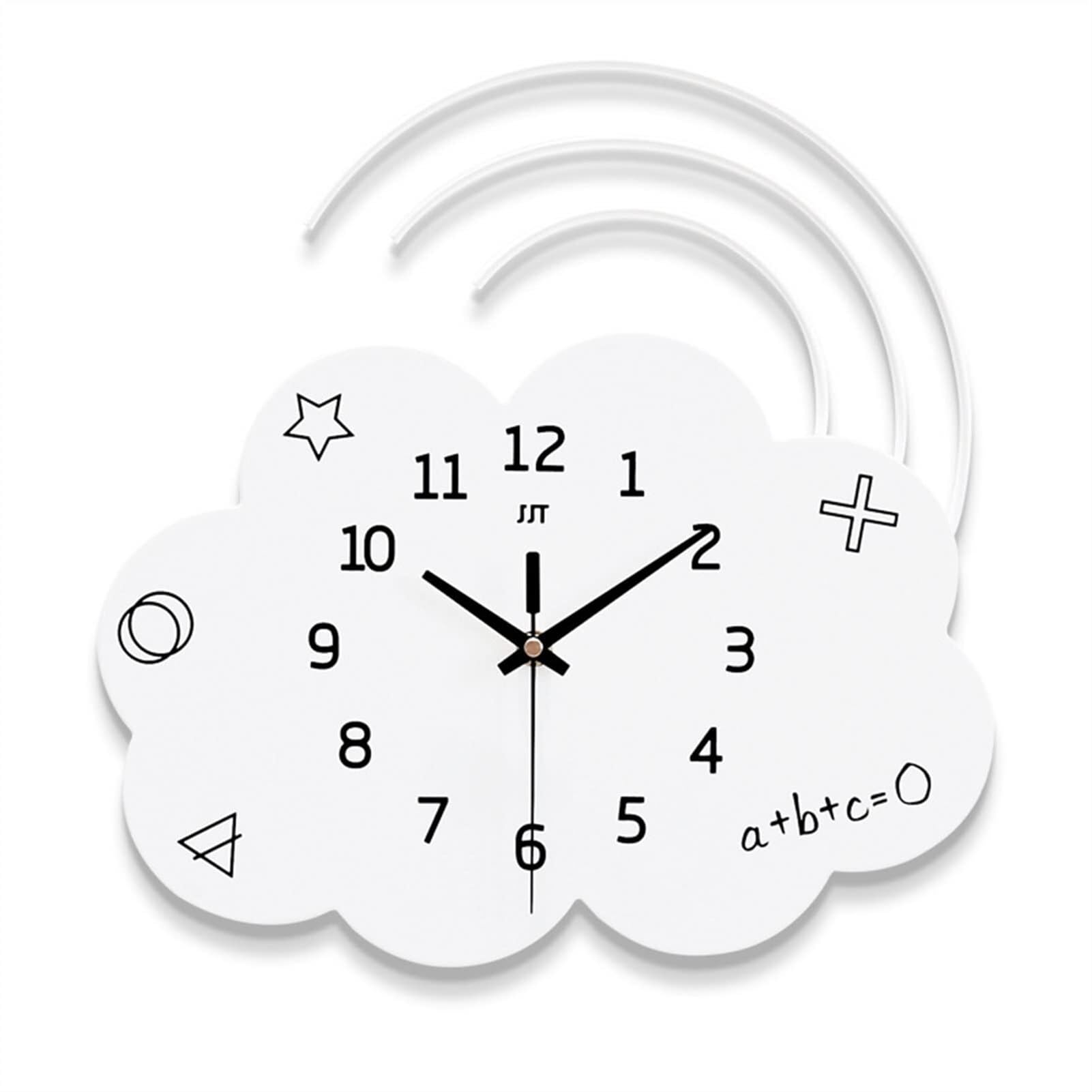 Horloge murale silencieuse au design de personnalité pour salon moderne
