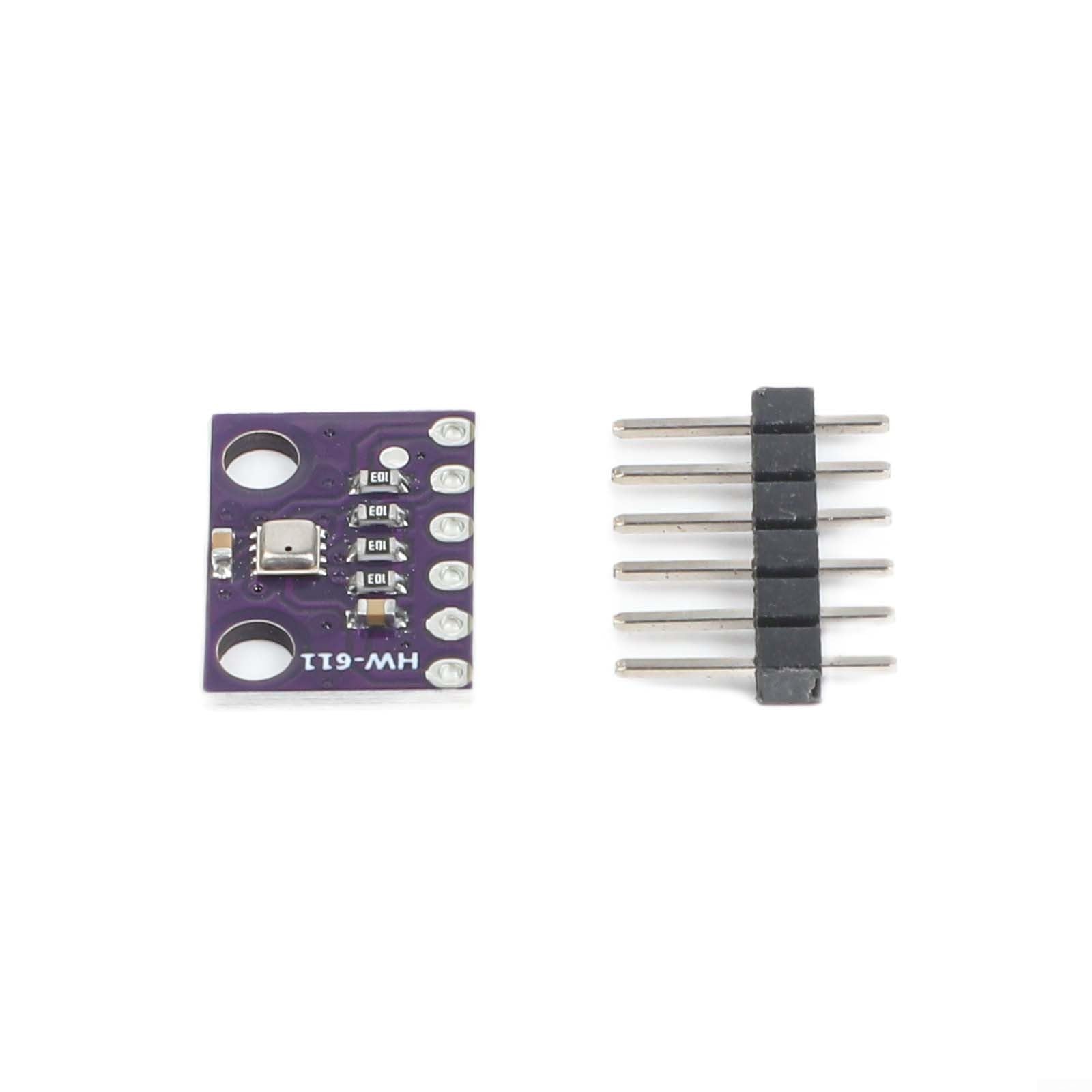 Módulo de sensor digital de temperatura, humedad y presión, para BME280 I2C para interfaz SPI, rango de -40 a 85C, compacto de 13 x 10 mm para electrónica de bricolaje, paquete de 5 (3.3 V)
