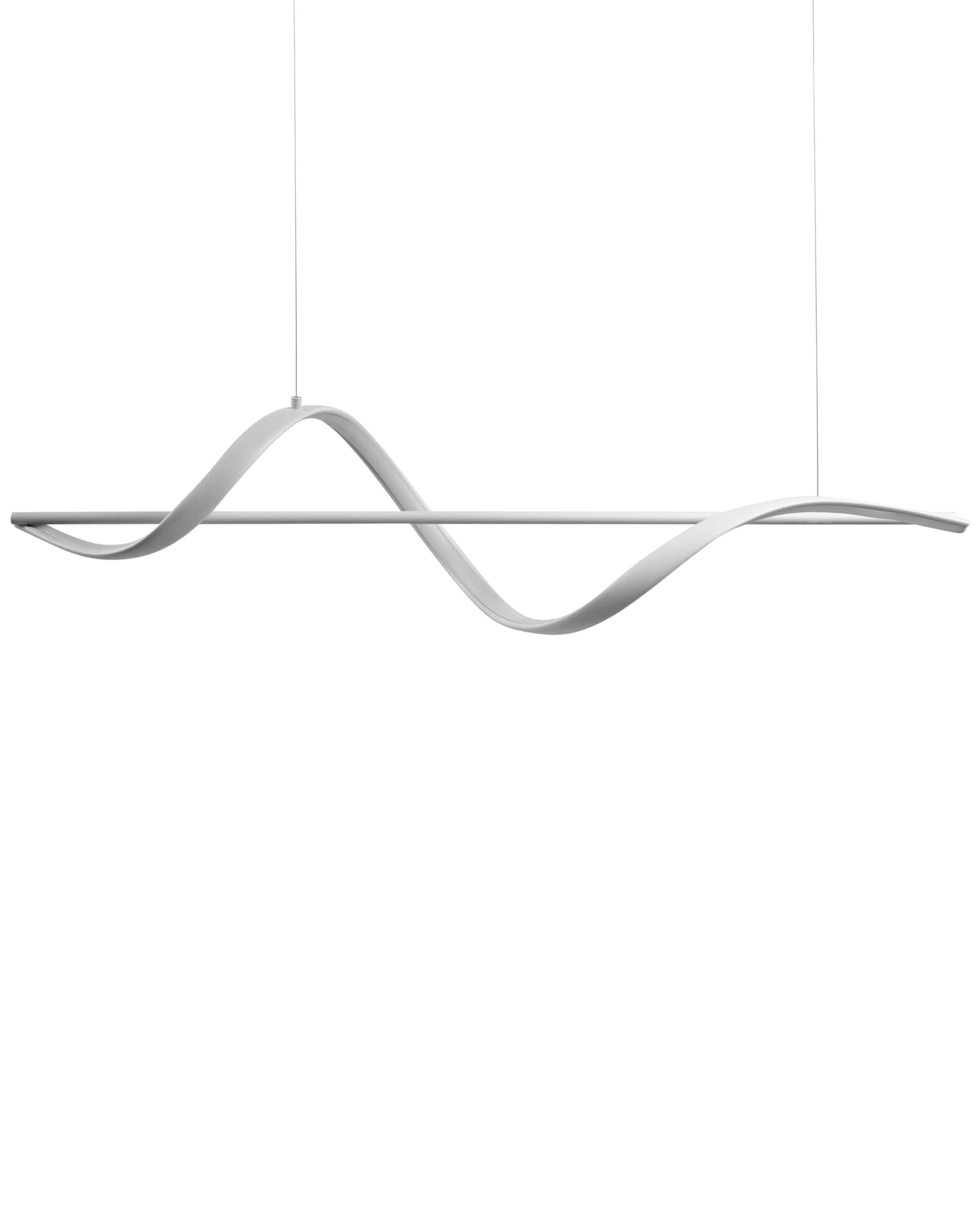 Lampa wisząca LED nowoczesna geometryczna dekoracyjna biała Khutti
