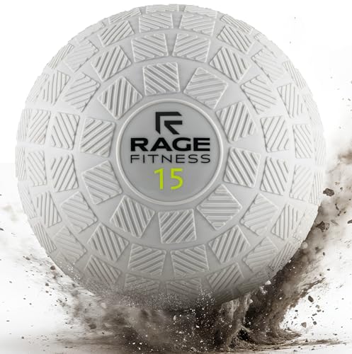 Rage Fitness Slam Balls for Exercise, Tread Texture For Firm Grip, Full Body Exercise Ball, Soft...