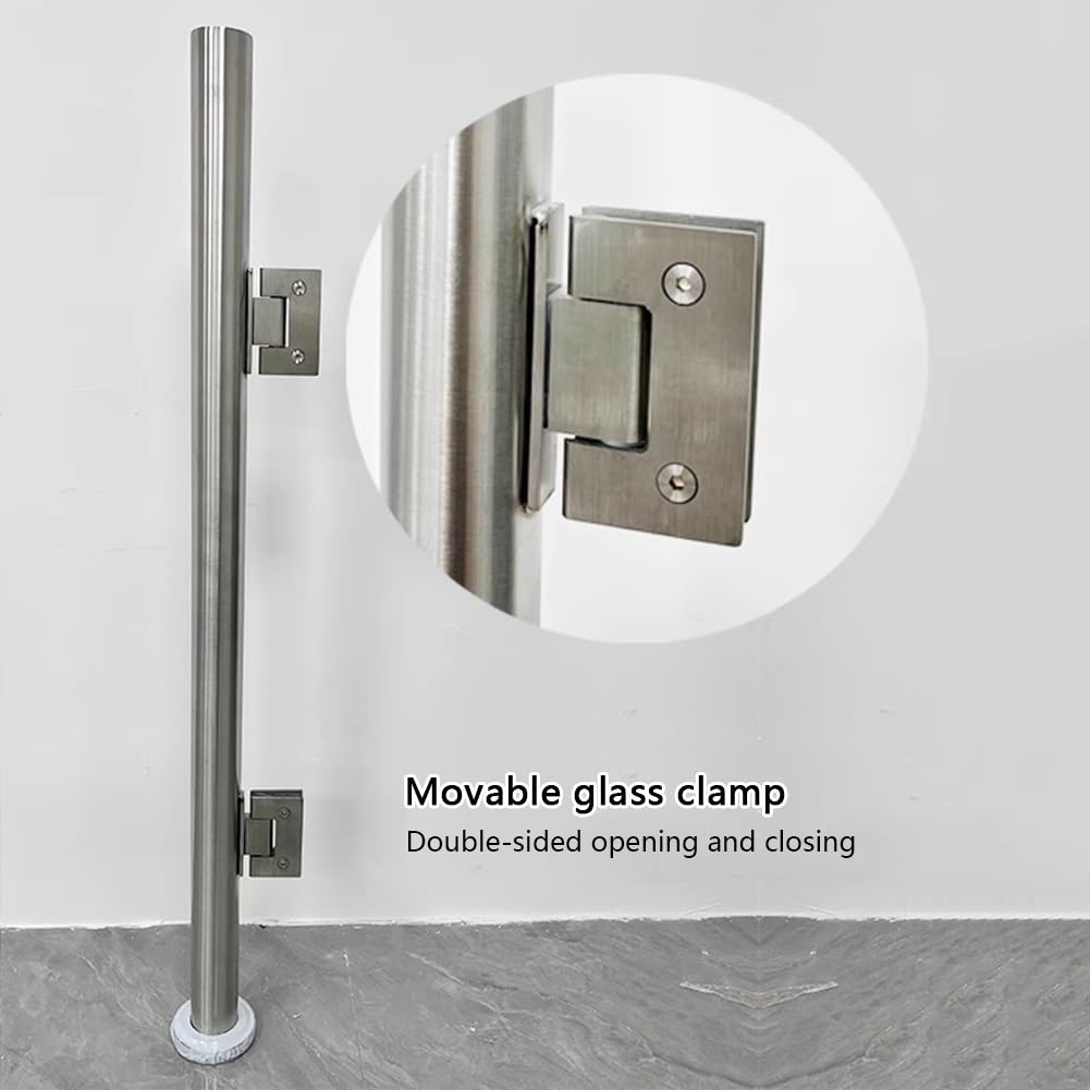 Puerta de seguridad universal de acrílico para mercados y Libes de 0,5 x 0,9 m, control de acceso, valla industrial, protección de entrada para seguridad