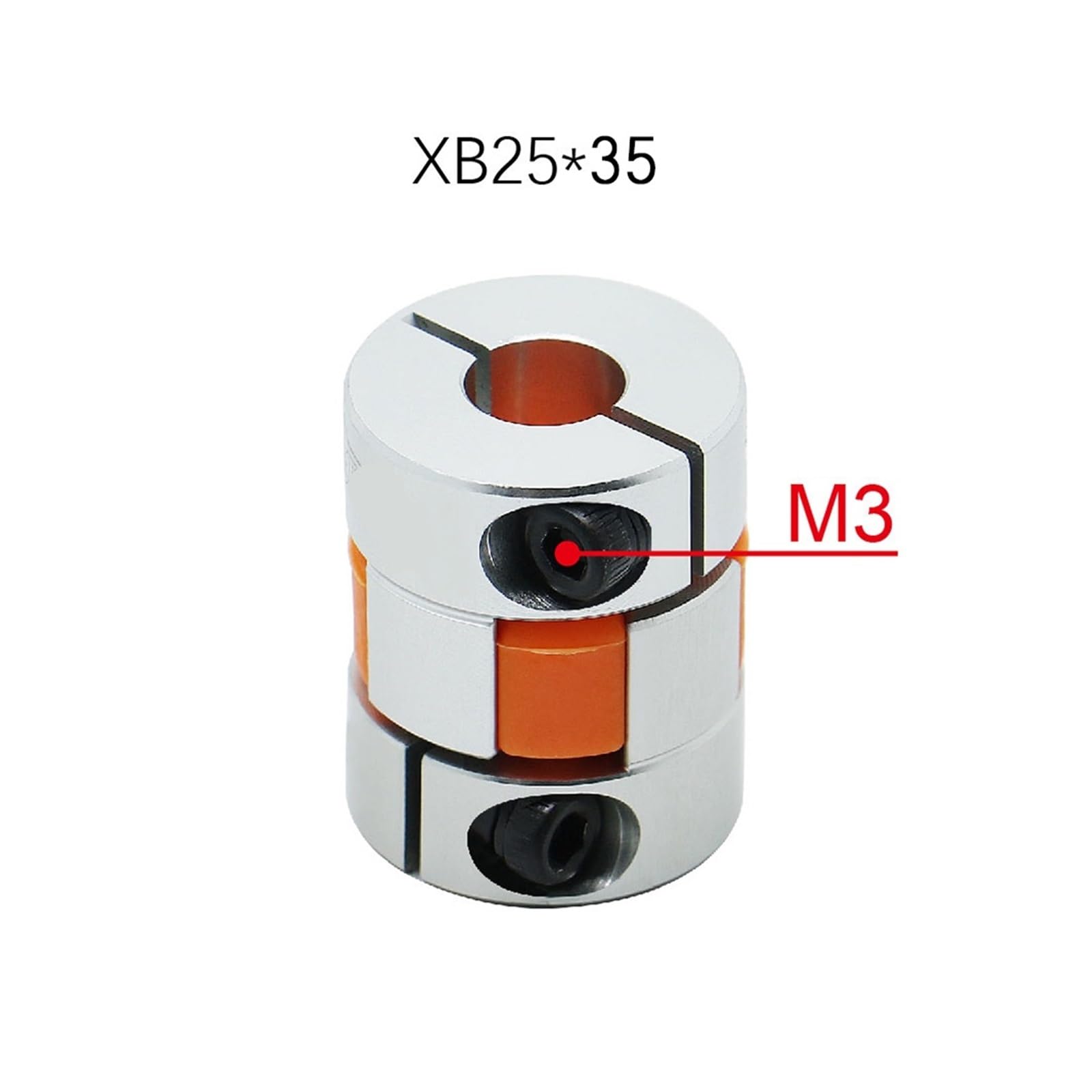 Accouplement d'arbre flexible D25L35, accouplement de moteur pas à pas