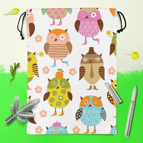 Image of ArtzFolio Pretty Birds | Reusable Sack Bag | Bag for Gym, Storage, Vegetable & Travel