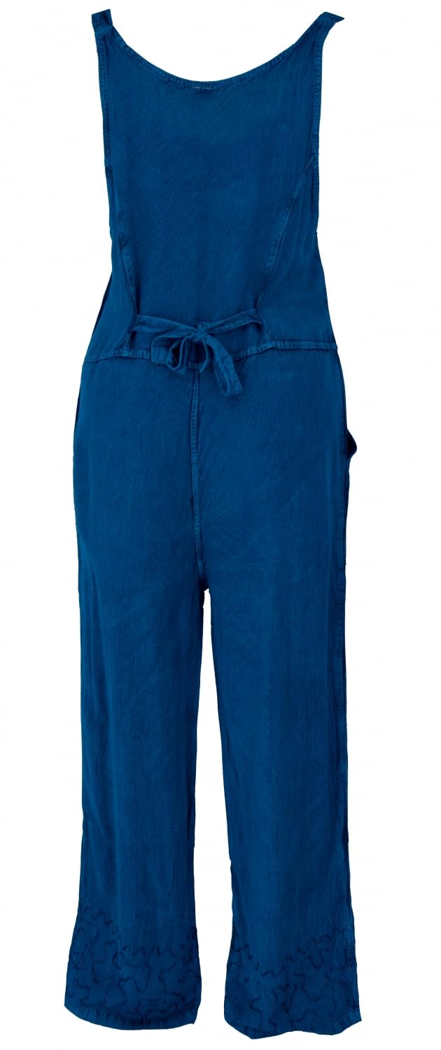 GURU SHOP Latzhose, Boho Hose, Bestickter Overall, Damen