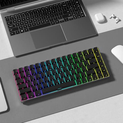 Image of dagaladoo Black keycap Set,Shine Through keycaps 60 75 Percent, Japanese Style PBT Key caps,Double Shot Custom keycaps,Cherry Profile Keyboard caps for Mechanical Keyboards(only keycap)