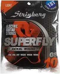 Encordoamento Guitarra 0,10 GS10 Strinberg