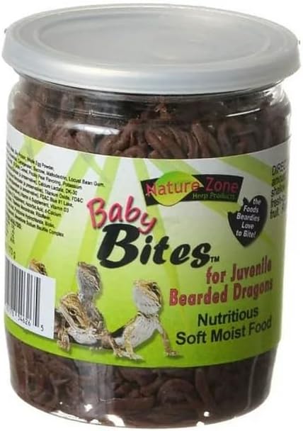 Nature Zone Nutri Baby Bites for Bearded Dragons 6 oz - Pack of 4