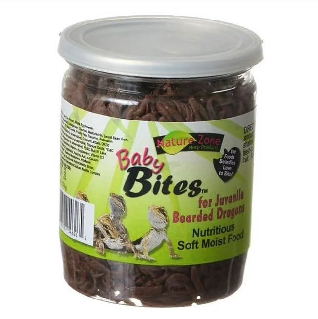 Nature Zone Nutri Baby Bites for Bearded Dragons 6 oz - Pack of 4