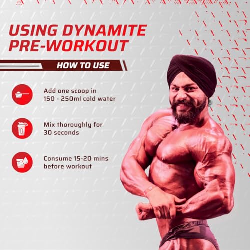 Image of Wellversed Dynamite Caffeine Free Pre Workout For Men (30 Servings, Aam Panna) For Focus & Energy Boost With 6500mg Citrulline Complex | Preworkout Supplements For Men - 390g