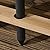 Outsunny 5 Piece Wooden Patio Dining Set for 6, Outdoor Conversation Set with 2 Armchairs, 2 Loveseats, and Dining Table with Umbrella Hole for Backyard, Garden, Light Brown