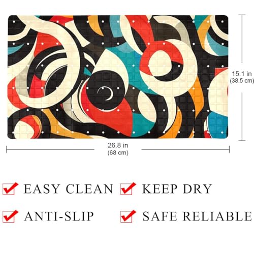 Tapete de baño de secado rápido y gran absorción con gráficos de alta calidad 5