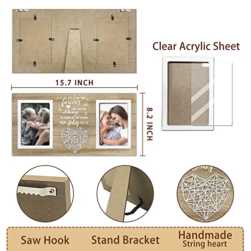 Cocomong Mom Gifts, Gifts For Mom From Daughter, Son, Mom Picture Frame, Mom Gifts From Daughters For Christmas, Mother's Day, Birthday Gifts For New Mom, Mother In Law - Holds 2 4X6 Inches Photos #TOP2