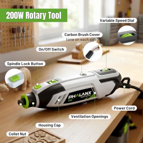 Phalanx 200W Rotary Tool Kit