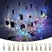 StarryMine Wine Bottle Cork Lights, Battery Operated LED Cork Shape Silver Copper Wire Colorful Fairy Mini String Lights for DIY Christmas Halloween Wedding Party Decor,10Pack (4 Colors)