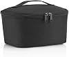 reisenthel Coolerbag S Pocket in Black - Cool Bag Made from Recycled PET Bottles - Ideal for Lunch on the Go