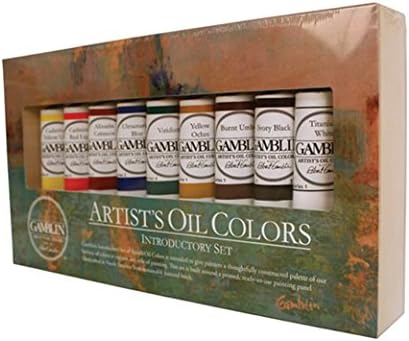 Gamblin Artist's Oil Color Artists Oil Colors Introductory Set of 9 Colors, Assorted