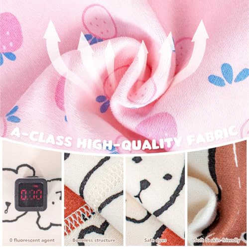 Image of SNOWIE SOFT 2Pcs Winter Scarf Headband for Outdoor Sport, 37x21cm Cotton Multi-Functional Baby Essentials Kids Neck Warmer Knitted Scarf for Toddler Baby Hair Band FaceMask Cute Newborn Gift
