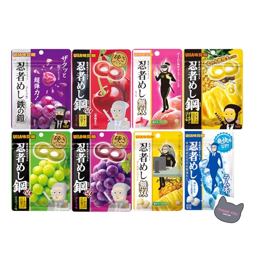 【アソート8種】忍者めし 鉄の鎧 鋼 無双 8種アソート 販路限定 グミ ※無双はパッケージランダム ※ポスト投函発送