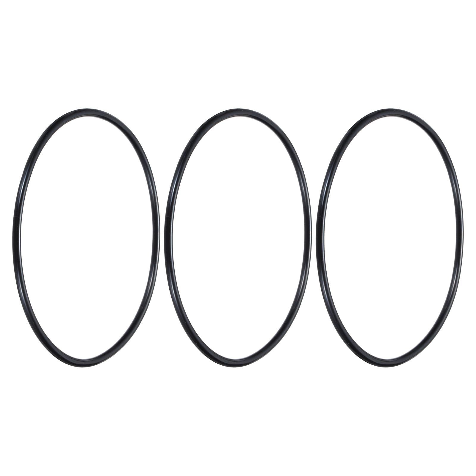 sourcing map 3Pcs AS-363 Nitrile Rubber O-Rings, 6-1/2" ID, 6-7/8" OD, 3/16" Width Round Seal Rings Gasket for Automotive Machine Faucet Seal Repair Plumbing Compressor, 70 Durometer, Black