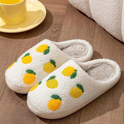 Women's Men's Cute Fuzzy Heart Slippers Memory Foam Fluffy Couple Slippers Cozy House Indoor Outdoor Shoes2