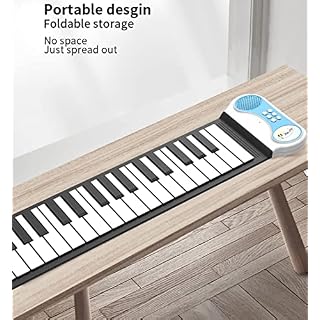 KEMNGO Clavier de Piano Enroulable à 37 Touches, Clavier de Piano électrique numérique for Enfants débutants, Piano… - Les Beatles, Paul McCartney, John Lennon, RIngo Starr, George Harrison KEMNGO Clavier de Piano Enroulable à 37 Touches, Clavier de Piano électrique numérique for Enfants débutants, Piano… – Image 5