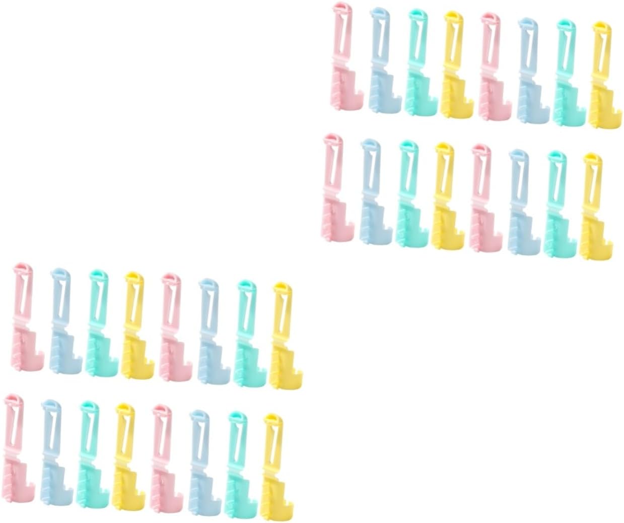 Gadpiparty 2sets Yarn Guide Finger Holder Tool Knitting Yarn Separator Rings for Crochet and Crafting Prevents Tangles Durable and Versatile for All Projects 16pcs*2